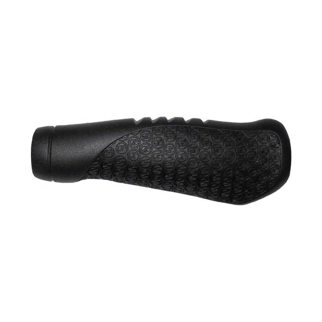 Zwart Sram Comfort ATB handvat van 133 mm met zachte grip voor mountainbikes, zichtbaar op de afbeelding.
