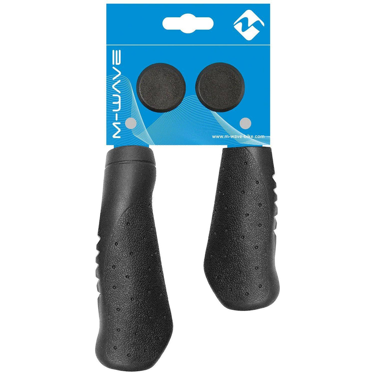 M-Wave Handvatset Ergogel 131 Met Gelvulling - Zwart - Le Coq Wielerartikelen