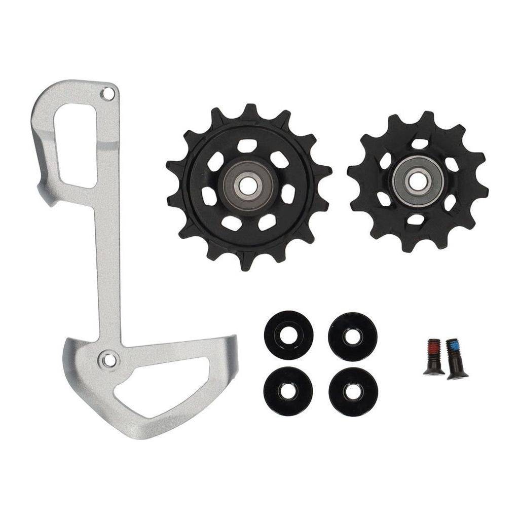 Sram derailleurwieltjes Gx Eagle arm en wielset, zwart met metalen onderdelen voor mountainbikes en racefietsen