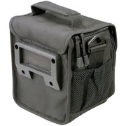 Zwarte KLICKfix Allrounder Mini stuurtas voor fiets, compacte 3,5 liter. Handige fietstas voor dagelijks gebruik.