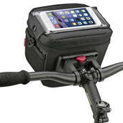 Le Coq Wielerartikelen KLICKfix Aventour Compact fiets stuurtas met waterdichte smartphonehoes, 3 liter capaciteit