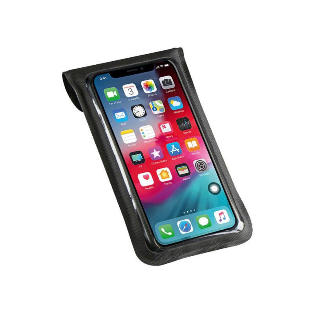 Telefoontas KLICKfix PhoneBag Light M Incl. Quad Mini Adapter Zwart - Le Coq Wielerartikelen