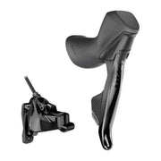 Sram Rival eTap AXS D1 12V hydraulische shifters voor racefiets, zwart/grijs, carbon flat mount, volledig geïntegreerde bediening