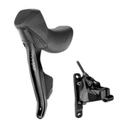 Sram Rival eTap AXS D1 12V hydraulische schakelhendels voor racefiets, zwart/grijs met carbon afwerking, flat mount schijfremmen