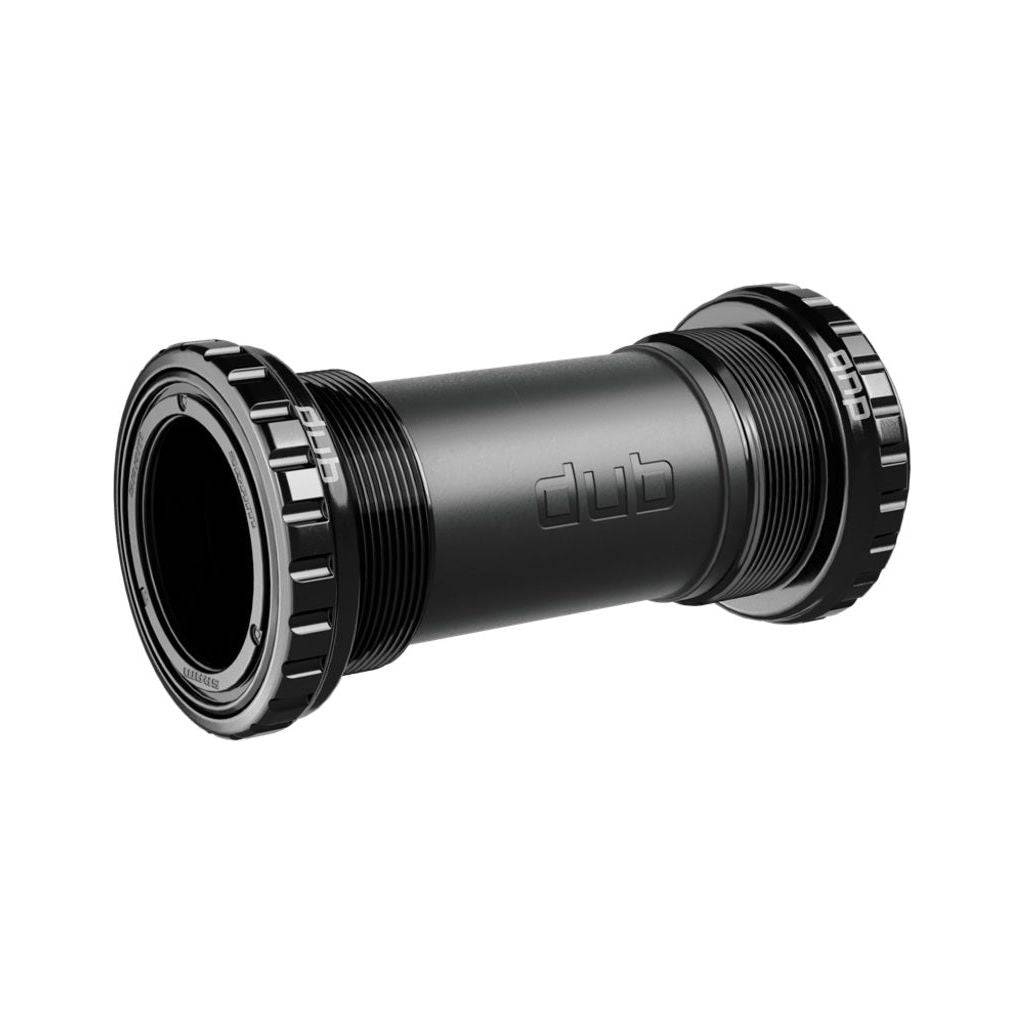 Zwart Sram Dub Wide Race 70mm trapas cupset voor fietsen, zichtbaar op de afbeelding.