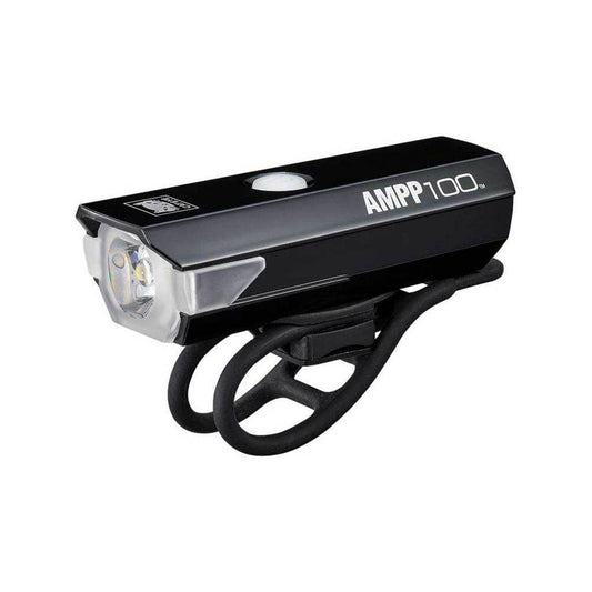 Koplamp Cateye Ampp100 Hl-El041Rc Led Usb Oplaadbaar Accu Zwart - Le Coq Wielerartikelen