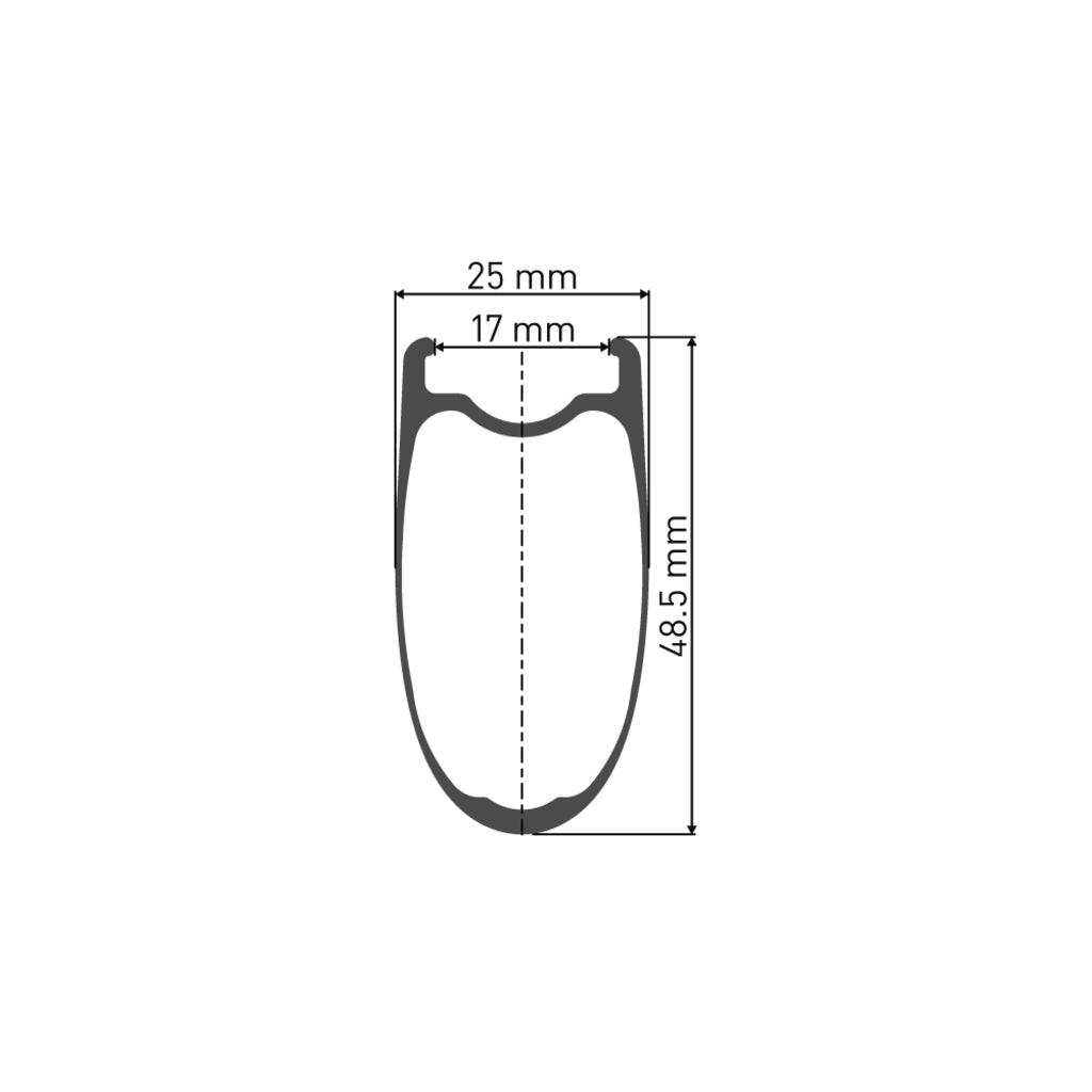 Achterwiel 28" DT Swiss ARC1400 Dicut 48 SH 10/11V Carbon Zwart - Le Coq Wielerartikelen