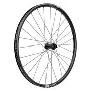 Voorwiel 29 inch DT Swiss HU1900 Spline 25 Boost disc aluminium zwart, MTB wiel met naaf en remschijf.