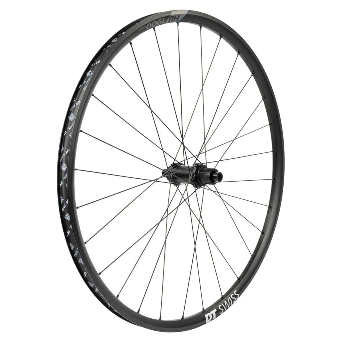 Achterwiel 29" DT Swiss HU1900 Spline 25 SH 12V Boost Disc CL Aluminium Zwart - Le Coq Wielerartikelen
