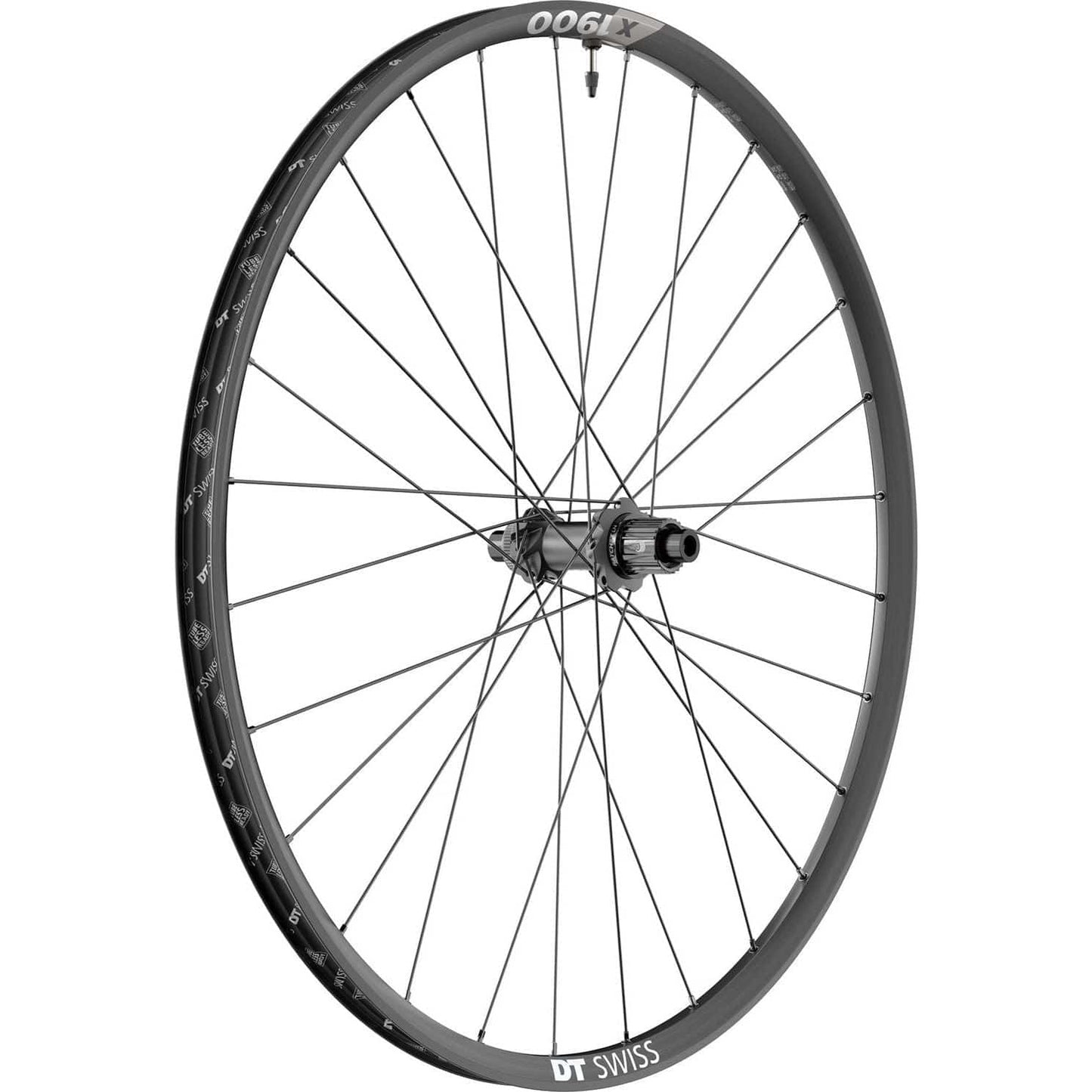 Achterwiel 29" DT Swiss X1900 Spline 25 SH 12V Boost Disc CL Aluminium Zwart - Le Coq Wielerartikelen