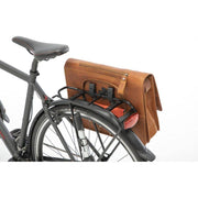 Nieuwe Looxs Fellini leren fietstas schoudertas, cognac, 18 liter, lichtgewicht en stijlvol voor dagelijks gebruik