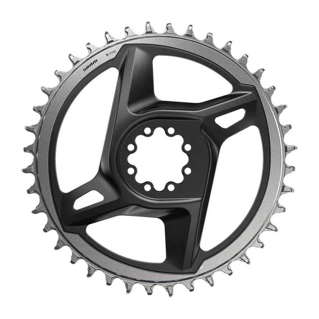 Sram Kettingblad Red/Force D1 12V, grijs, direct mount, geschikt voor 12-speed fietsen, zichtbaar op de afbeelding