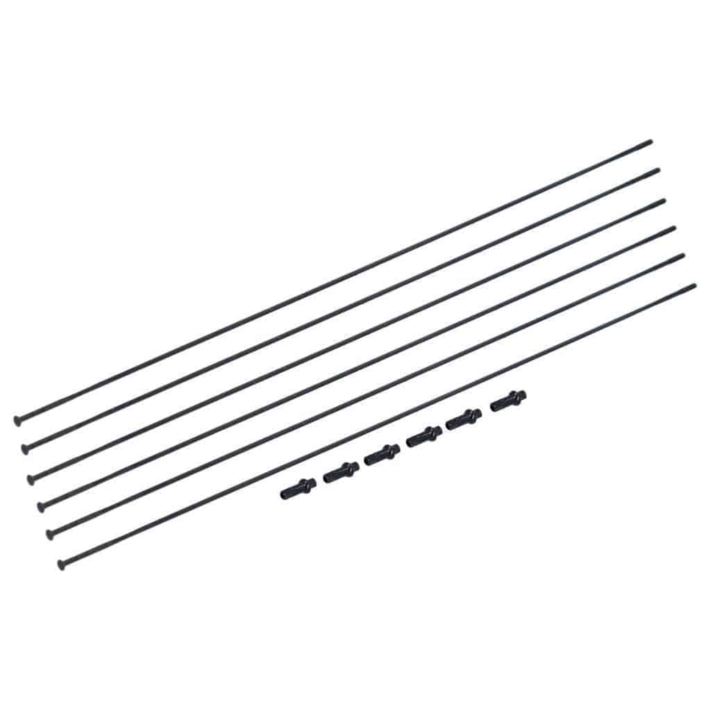 DT Swiss Spaakkit XMC1200 Spline 30 29 inch spaken voor MTB, set A 6, zichtbaar met meerdere spaken en wielcomponenten