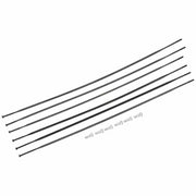 Zwarte DT Swiss Spaakkit DT Arc1100 Dicut 48 V+A set A 6 met spaken en velg voor racefiets, zichtbare spaken en velg in de afbeelding