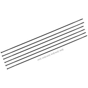 Zwarte DT Swiss Spaakkit voor DT Arc 1400 Dicut 80 V+A wielset, set van 6 spaken, zichtbaar op de afbeelding.