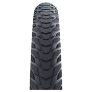 Zwarte Schwalbe 28-inch Marathon E-Plus ADDIX E Smart DualGuard e-bike buitenband met profiel en anti-lek bescherming