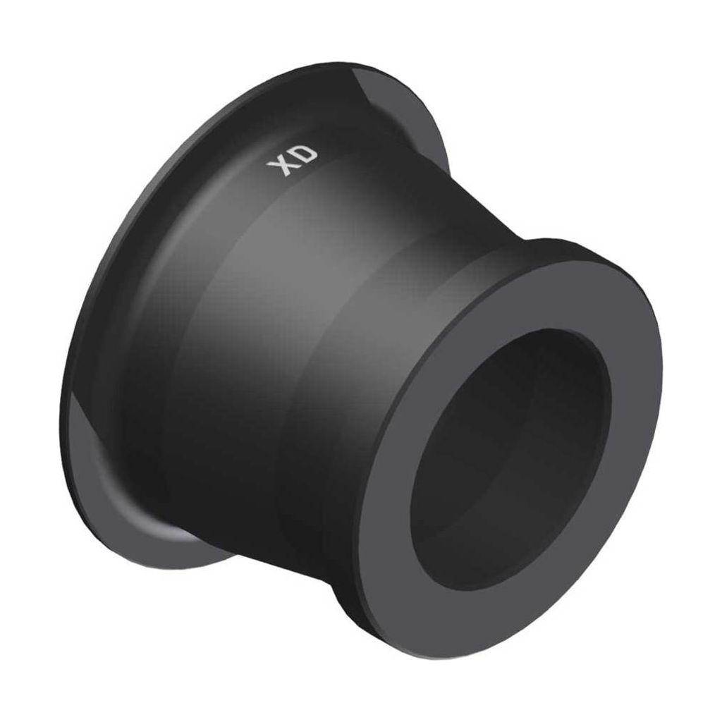DT Swiss Naafd DT Eindbus A 240 Exp MTB R 142/157X12 XD, close-up van de naaf en snelspanner voor mountainbikes