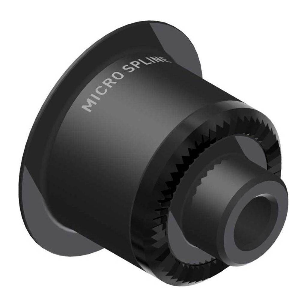 Zwarte DT Swiss MTB naafduniteindbus A 360 met 3-punt sluiting en SH12, geschikt voor 135x5 mm achterwiel.