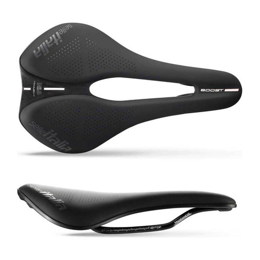 Zadel Selle Italia Novus Boost Evo Endurance Tm Superflow Manganese L3 Zwart - Le Coq Wielerartikelen