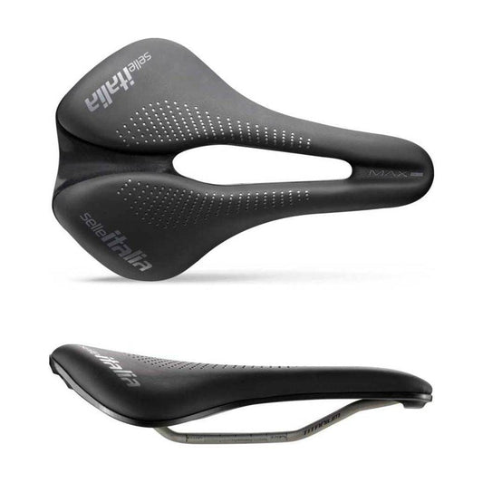 Selle Italia Fietszadel Max Novus Boost Evo Superflow Titanium L3 Grijs - Le Coq Wielerartikelen