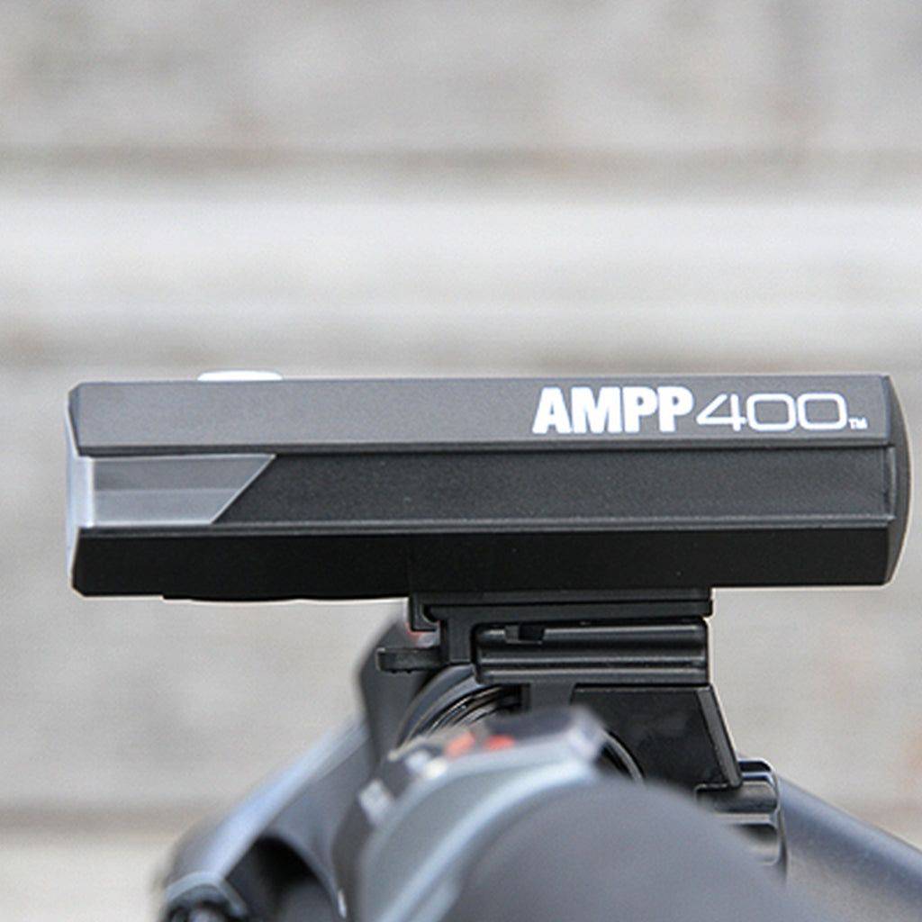 Lampset Cateye Ampp400 + Viz150 Hl-El084Rc + Tl-Ld800 Led Usb Oplaadbaar Zwart - Le Coq Wielerartikelen