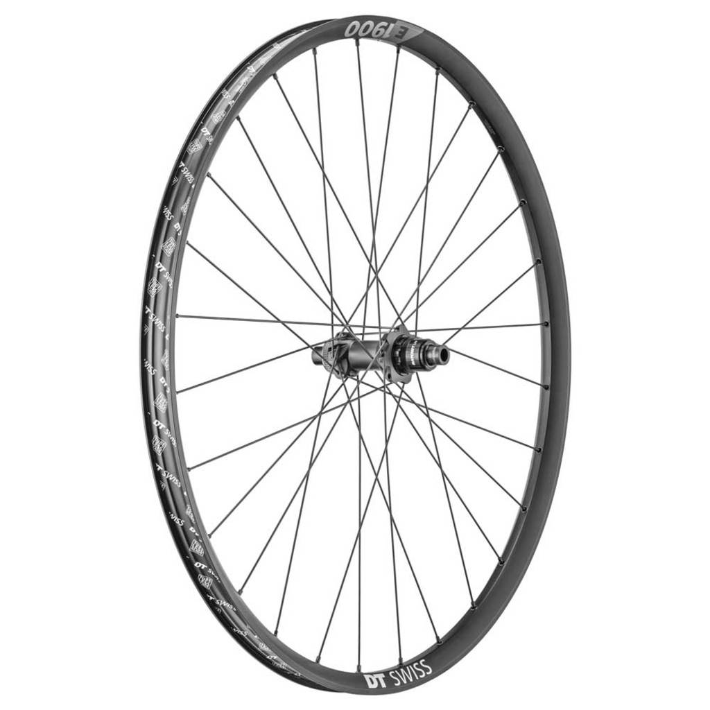 Zwart achterwiel 27.5 inch DT Swiss E1900 Spline 30 XD disc aluminium MTB wiel