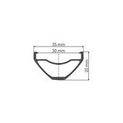 Achterwiel MTB 27,5" DT Swiss E1900 Spline 30, zwart, aluminium, met schijfremmen en boost naaf