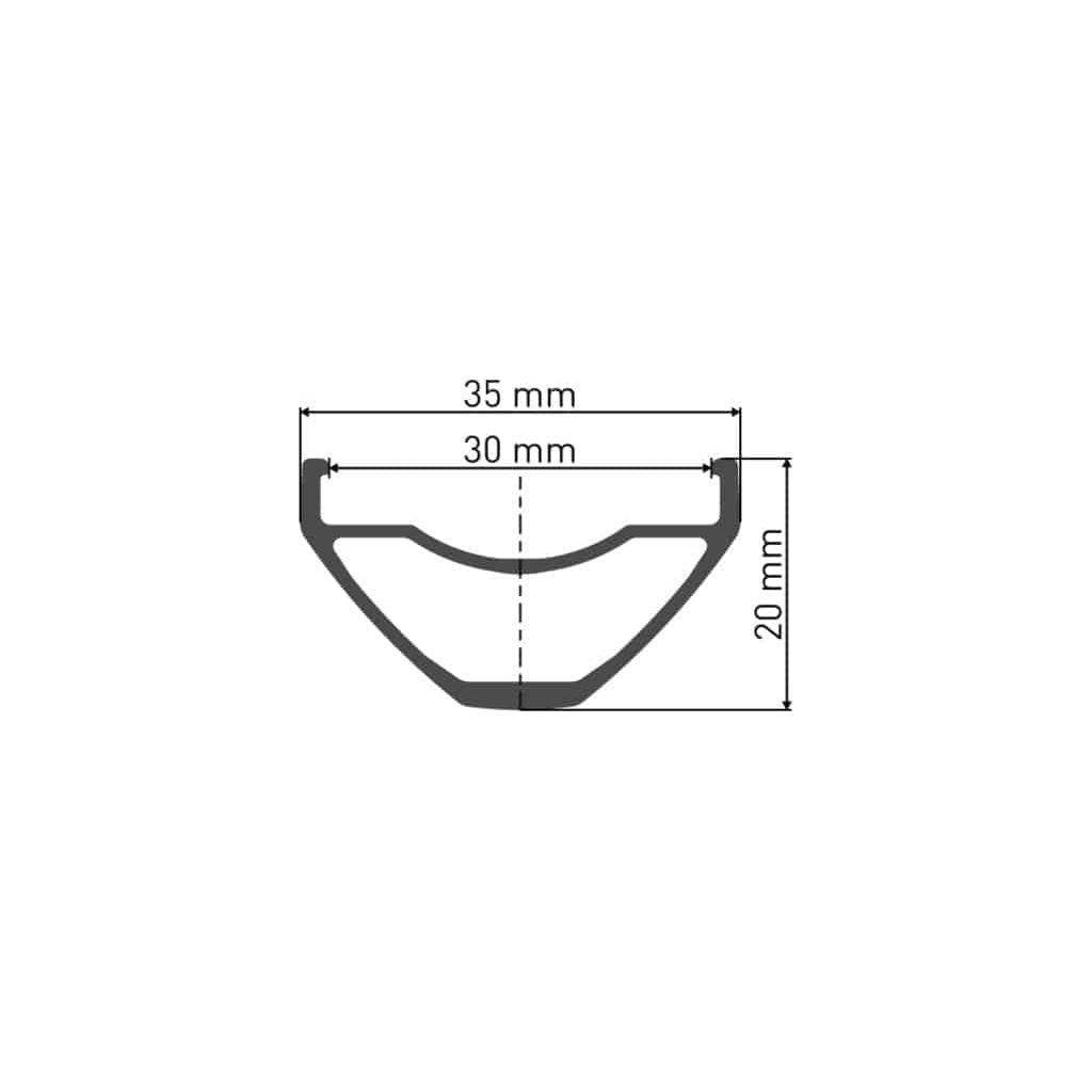 Achterwiel 27.5" DT Swiss E1900 Spline 30 SH 12V Boost Disc IS Aluminium Zwart - Le Coq Wielerartikelen