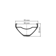 Achterwiel 27.5" DT Swiss E1900 Spline 30 SH 12V Boost Disc IS Aluminium Zwart - Le Coq Wielerartikelen