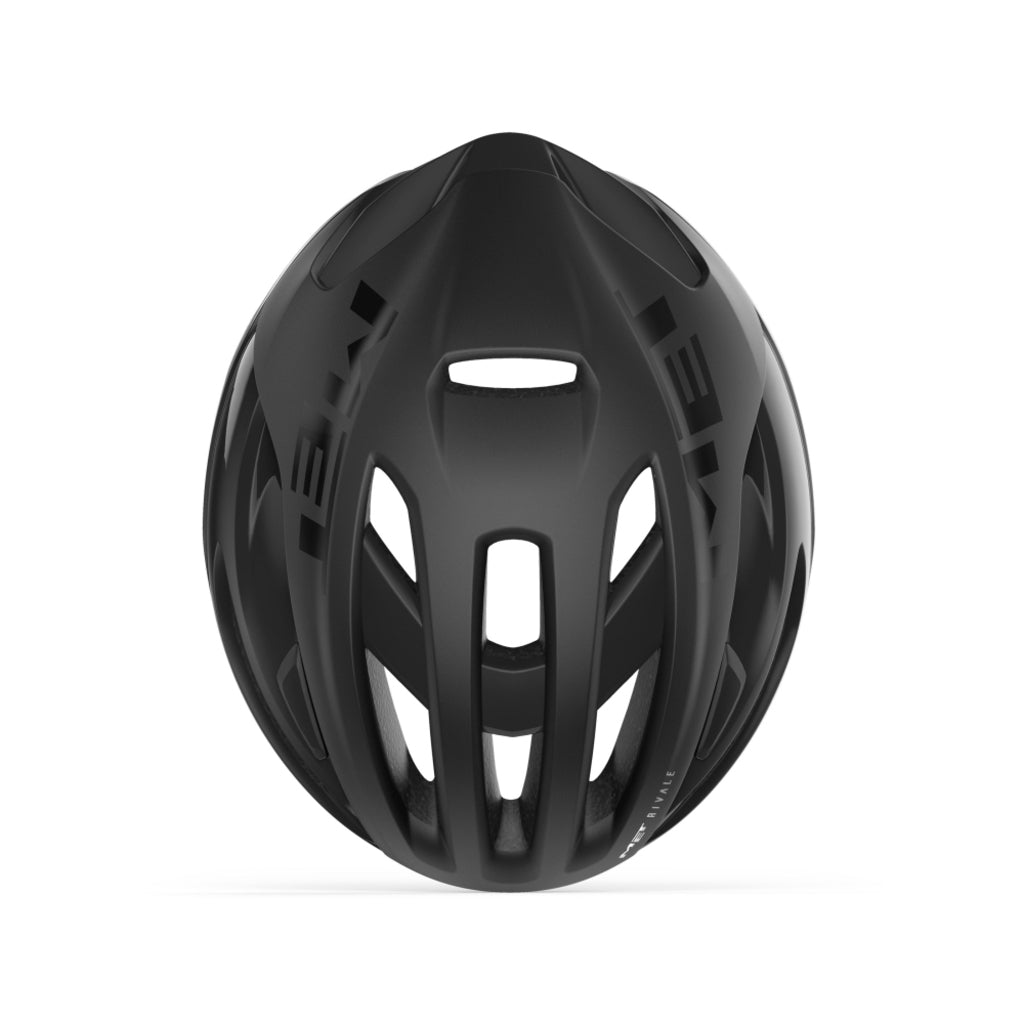 MET Rivale Mips racefietshelm met ventilatieopeningen en stevige pasvorm, geschikt voor wielrenners.