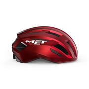 MET Racefiets Helm Vinci Mips in zwart met verstelbare ventilatieopeningen en lichte constructie voor veilig fietsen