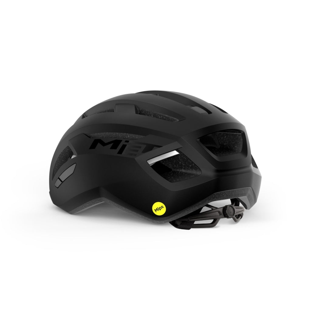 Rode MET racefietshelm Vinci Mips met ventilatieopeningen en verstelbare banden, geschikt voor wielrennen.