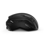 Racefietshelm MET Vinci Mips met ventilatieopeningen en verstelbare riem, geschikt voor wielrenners.