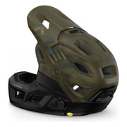 MET Parachute Mcr Mips full face fietshelm met ventilatieopeningen en veiligheidsuitrusting voor wielrenners