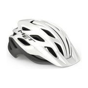 MET MTB fietshelm Veleno Mips met ventilatiegaten en verstelbare riem, geschikt voor mountainbiken, in zwart met grijze details.