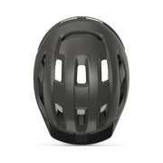 MET Urbex Mips E-bike helm met ventilatiegaten en verstelbare riem, ontworpen voor veilig fietsen op de e-bike.