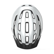 MET MTB-fietshelm Downtown Mips met ventilatieopeningen en verstelbare riem op een fietshelm voor mountainbiken