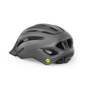 MET MTB fietshelm Downtown Mips met ventilatiegaten en verstelbare riem, ontworpen voor veilige mountainbiketochten.