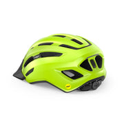 MET MTB fietshelm Downtown Mips met ventilatiegaten en verstelbare riem, geschikt voor mountainbiken.