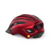 MET Downtown MTB helm met Mips-technologie, zwart met verstelbare ventilatieopeningen en zachte padding voor comfortabele bescherming.