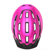 MET MTB fietshelm Downtown met verstelbare riem en ventilatiegaten, ontworpen voor comfort en veiligheid tijdens mountainbiken.
