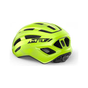 MET racefiets helm Miles met aerodynamisch ontwerp en ventilatiegaten, geschikt voor wielrenners.