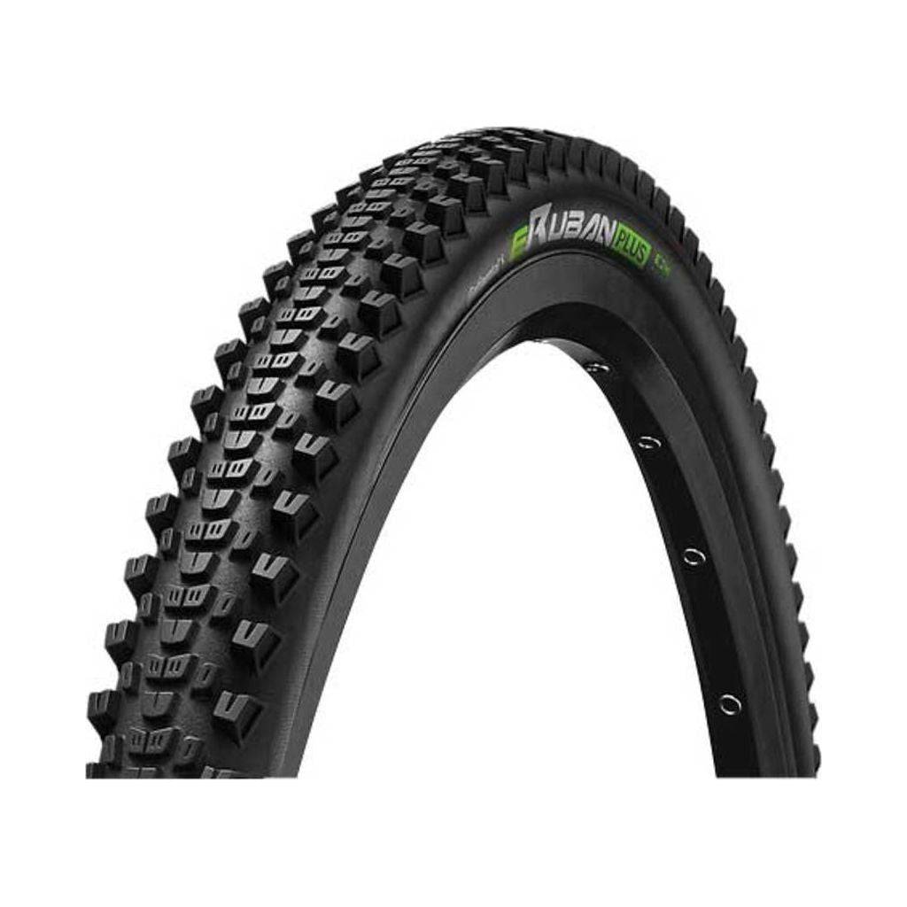 Zwarte Continental MTB buitenband 29" Eruban Plus Plus Breaker 65-622 met antileklaag en geschikt voor mountainbiken.
