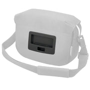 KLICKfix Funbag 4 liter stuurtas met extra platte adapterplaat voor fiets, zwart, bevestiging op fietsstuur
