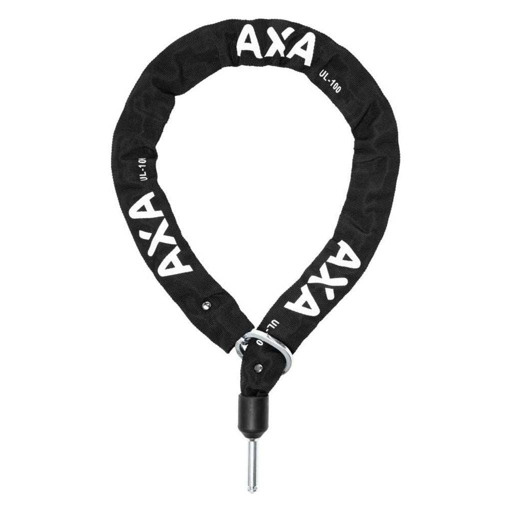 Axa ULC insteekketting met polyester hoes, fietsaccessoire met beveiligingsketting en beschermhoes voor extra bescherming
