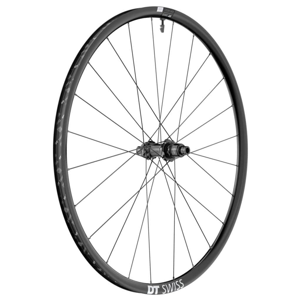 DT Swiss A 28 Racefiets wiel met Er1600 Spline 23, 142/12 XDR, lichtgewicht en aerodynamisch voor hoge prestaties.