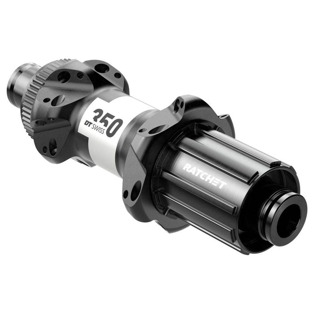 DT Swiss Naaf DT A 350 Sp Race 24G Db Cl 142/12 Sh, lichte achternaaf voor racefietsen met stevige constructie.