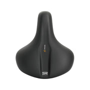 Zwart Selle Royal Explora Relaxed Adventure Time fietszadel met Royalgel voor stadsfietsen en e-bikes, comfortabel en duurzaam.