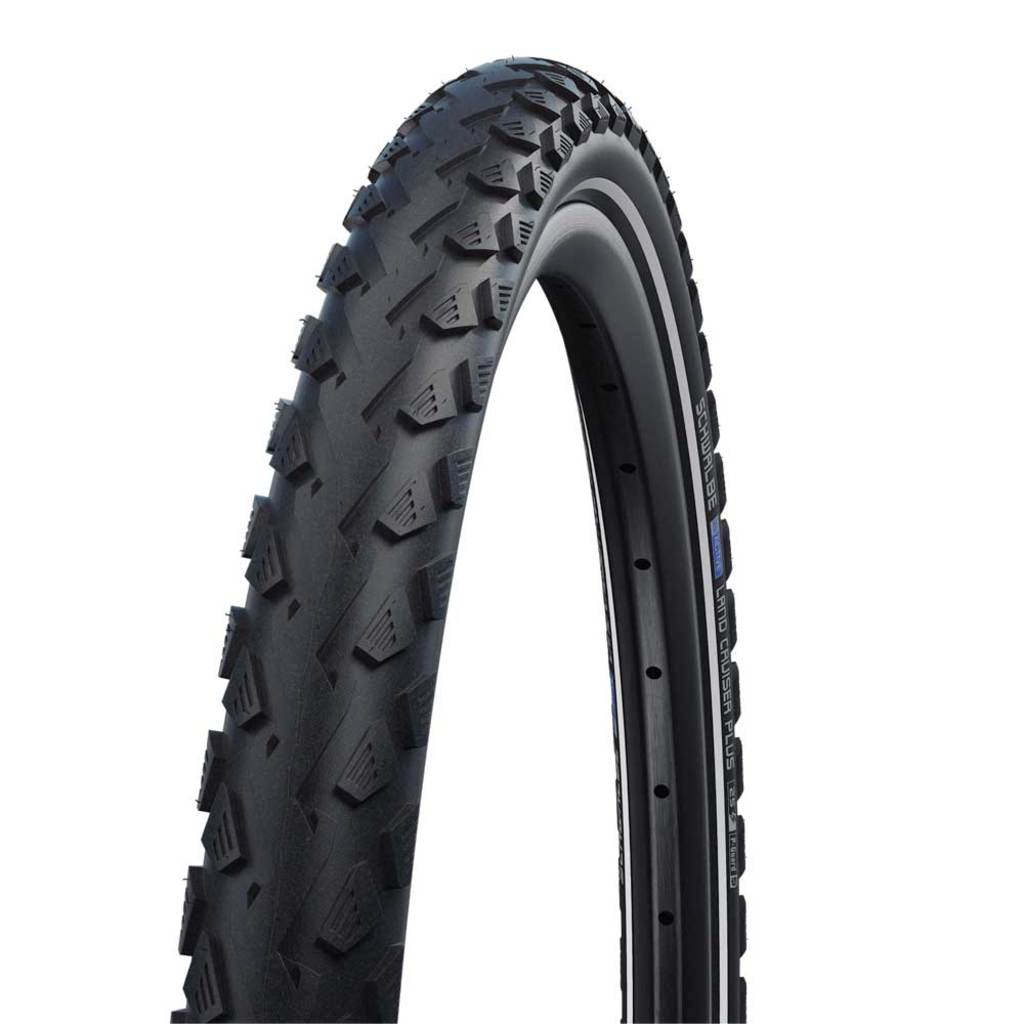 Zwarte Schwalbe Land Cruiser Plus 28-inch stadsfiets buitenband met PunctureGuard voor extra lekbescherming