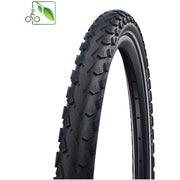 Schwalbe Land Cruiser Plus 28" stadsfiets band in zwart met PunctureGuard bescherming, geschikt voor stadsfietsen.